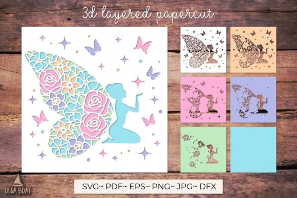 3d Fairy SVG Girl Birthday Card: A Magical Way to Celebrate