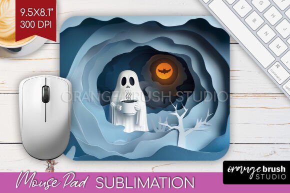 3D Halloween Mouse Pad Sublimation: A Creative Way to Elevate Your Workspace