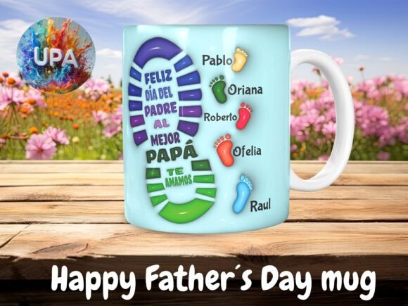 3D Happy Father’s Day Mug: A Creative and Practical Addition to Your Sublimation Projects
