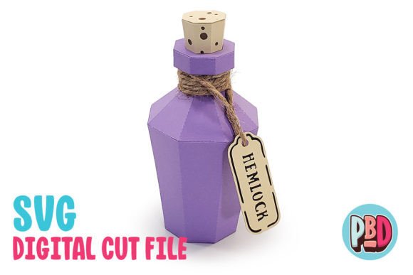 Hemlock Potion 3D Papercraft: A Creative Addition for Halloween and More