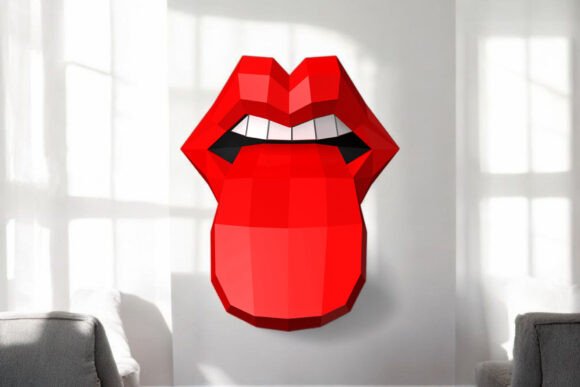 Tongue Out - 3D Papercraft